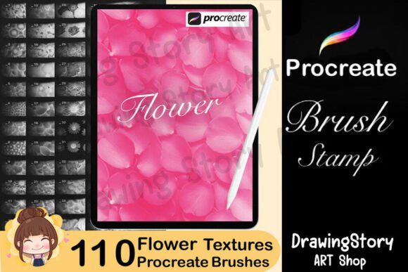 110 Procreate Flower Petal Textures: A Creative Toolkit for Digital Artists