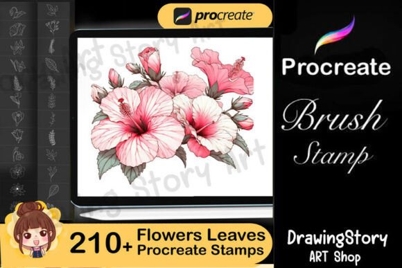 210 Flower Leaf Procreate Stamps: A Creative Toolkit for Digital Artists